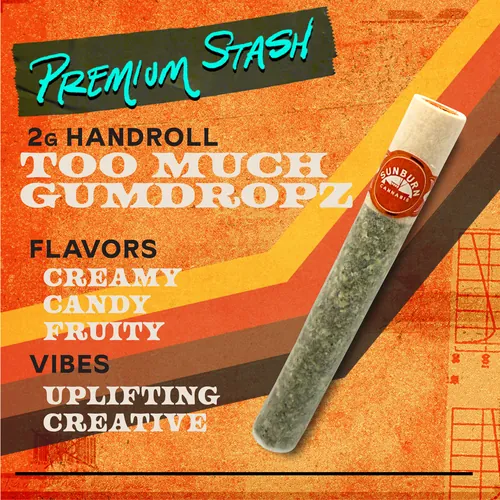 image of Too Much Gumdropz - 2g Handrolled Pre-roll