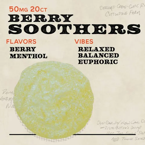 Berry 50mg 20ct Soothers Hybrid - 