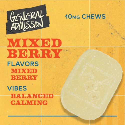 Mixed Berry 100mg 10pk Chews Hybrid - 