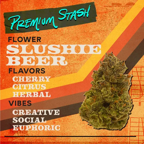 Slushie Beer - 3.5g Flower by Premium Stash - 3.500g Whole