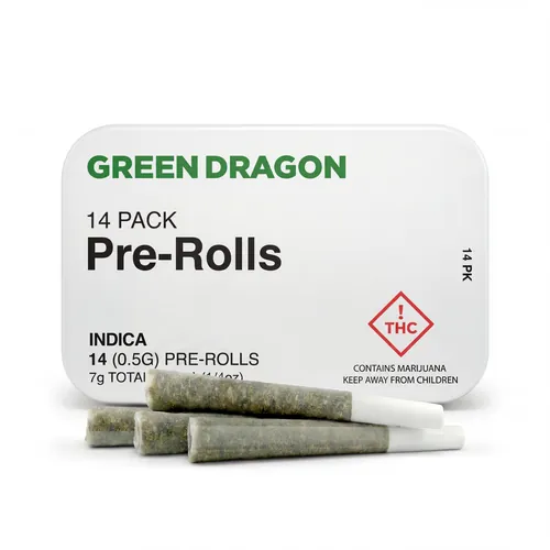 GLTR Bomb Preroll 14-pack by Green Dragon - 7.000g PreRoll