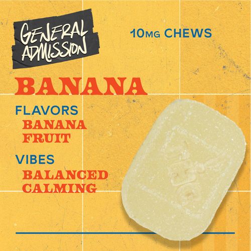 Banana 100mg 10pk Chews Hybrid - 
