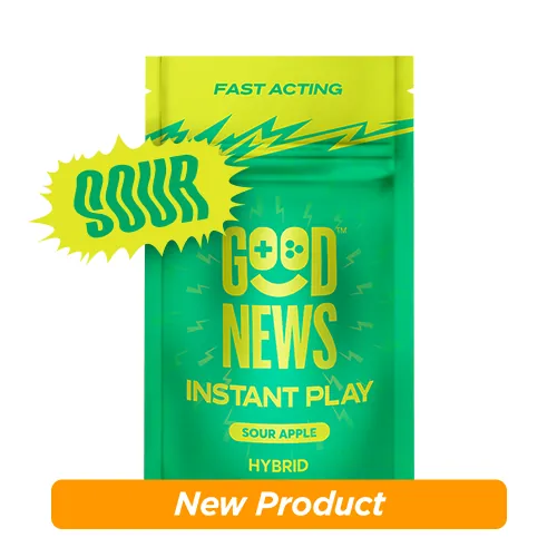 Good News Fast Acting Chews Sour Appl 100mg (10pk)