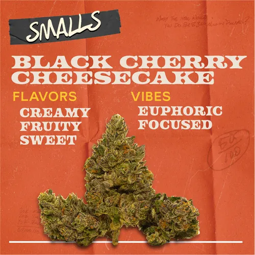 Black Cherry Cheesecake - 7g Smalls Flower by Sunburn - 7.000g Smalls