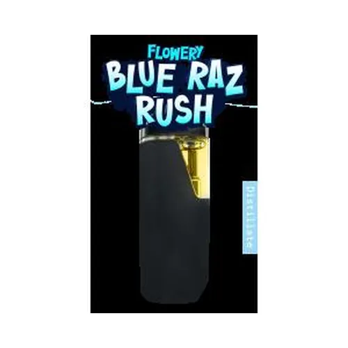 Flowery AIO Distillate Vape 1g - Blue Raz Rush from  product image