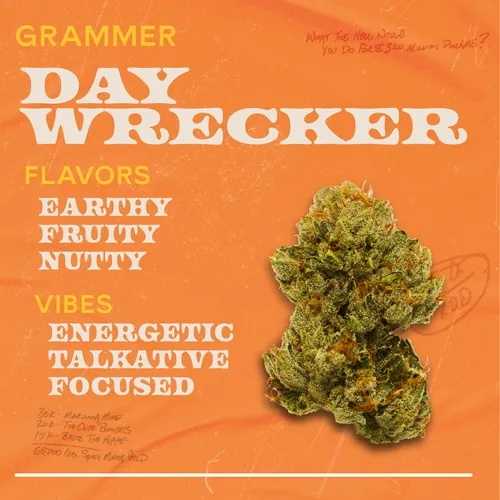 Daywrecker - 1g Grammers Flower by Sunburn - 1.000g Whole