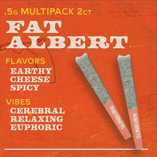 Fat Albert 2ct Pre Rolls Whole Flower Hybrid - 