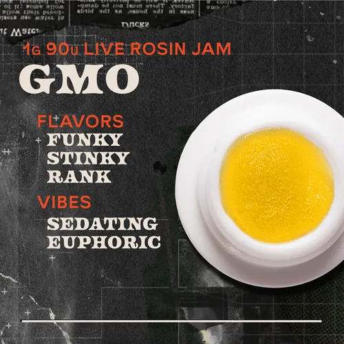 GMO Fresh Press 1g Live Rosin Concentrate from  product image