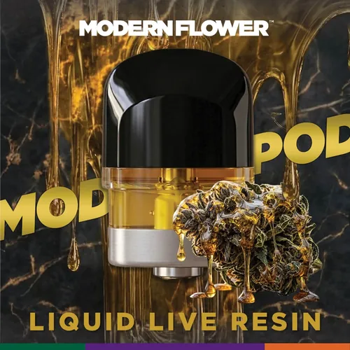 Hippie Crasher Liquid Live Resin Mod Pod by Modern Flower - 1.000g Live Resin