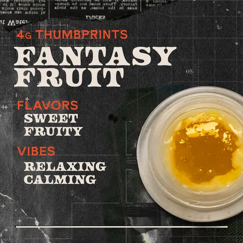 Fantasy Fruit Live Rosin - 4g Thumbprints Concentrate