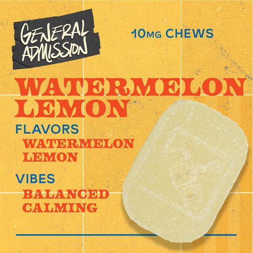 Watermelon Lemon 100mg 10pk Chews Hybrid - 