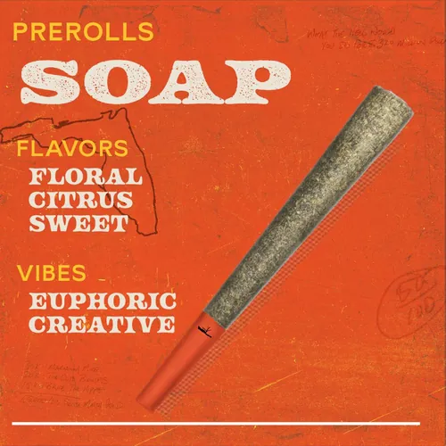 Soap 1g Pre Roll Whole Flower Sativa - 