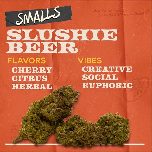 Slushie Beer - 7g Smalls Flower by Sunburn - 7.000g Smalls