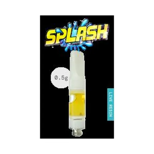 Live Resin Cartridge 0.5g - Splash! by The Flowery - 0.500g Live Resin