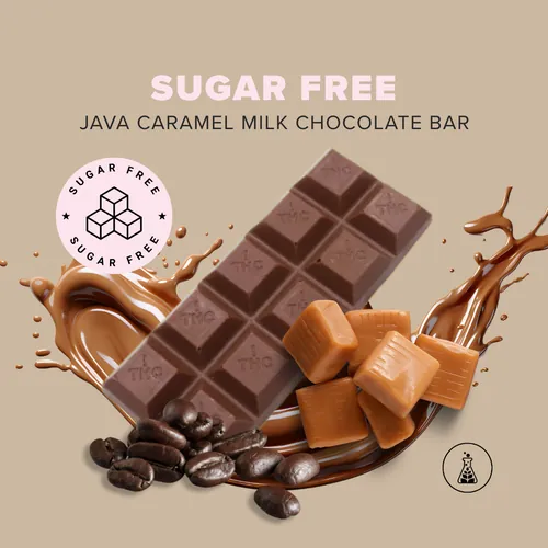 Full Spectrum Sugar Free Java Caramel Milk Chocolate Bar 100Mg - 