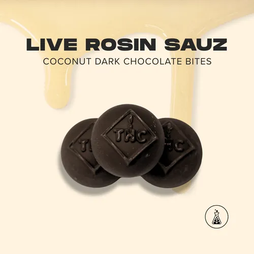 Live Rosin Sauz Java Caramel Milk Chocolate Bites - 6 Pack | 60mg from  product image