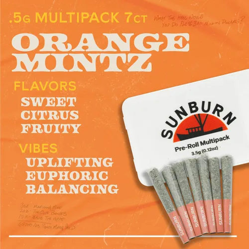 Orange Mintz 7ct Pre Rolls Hybrid - 