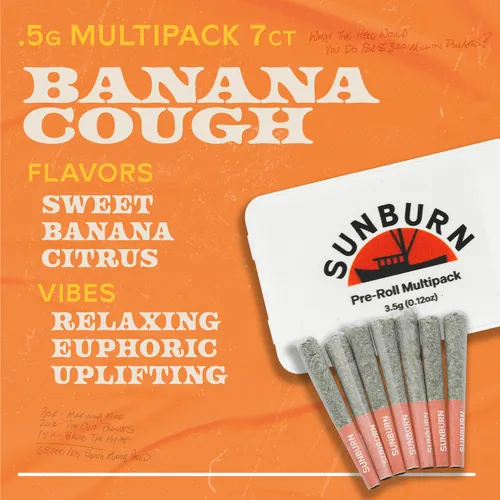 Banana Cough - 7ct Pre Rolls from  product image