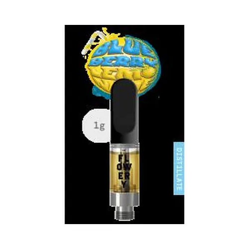 Distillate Cartridge 1G - Blueberry Lemonade by The Flowery - 1.000g Cartridge