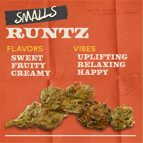 Runtz - 7g Smalls Flower by Sunburn - 7.000g Smalls