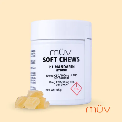 Mandarin  1:1 CBD:THC Soft Chews from  product image
