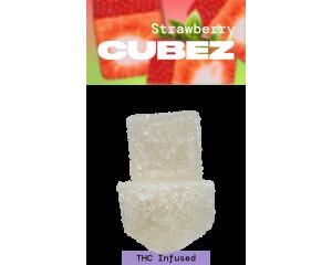 THC Infused Cubez - Strawberry - 