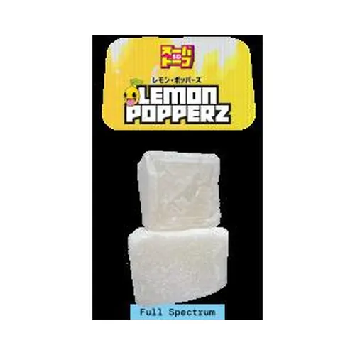 Full Spectrum Cubez - Lemon Popperz by Super Dope - 0.100g Gummy