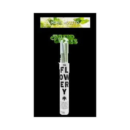 Mint Mojito Whole Flower Prerolls 2x0.5g by The Flowery - 1.000g PreRoll