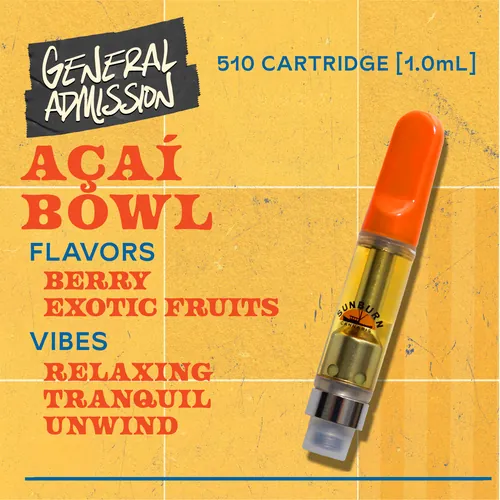 Acai Bowl - 1g Distillate Vape Carts from  product image