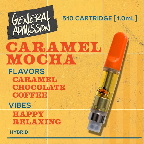 Caramel Mocha - 1g Distillate Vape Carts