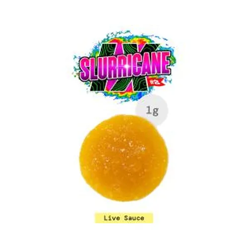 Live Resin Sauce 1G - Slurricane IX #2 by The Flowery - 1.000g Sauce