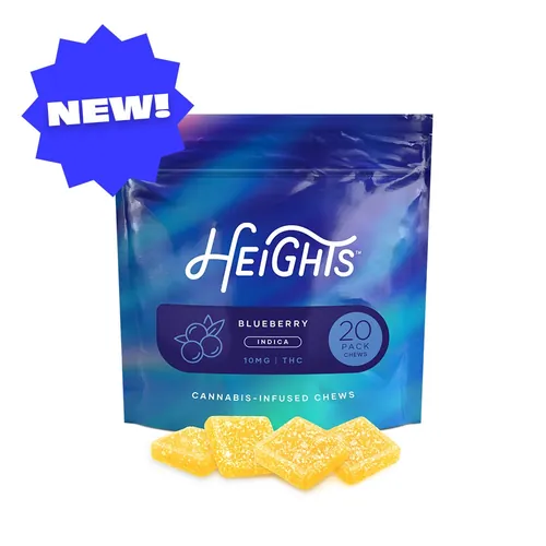 Blueberry [20ct] (10mg each, 200mg) by Heights - 0.200g Gummy
