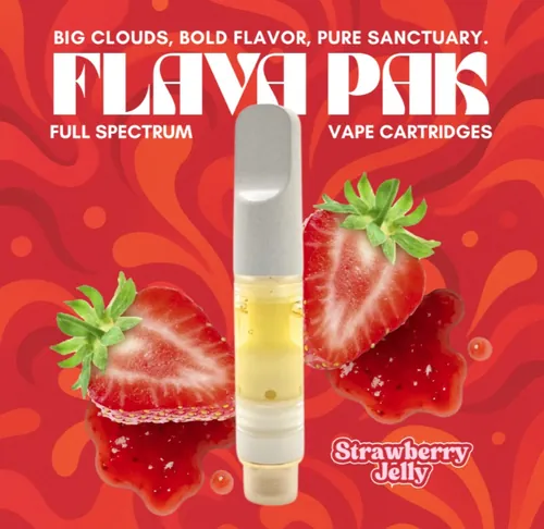 Full Spectrum Flava Pak 0.5G Strawberry Jelly Cartridge - 