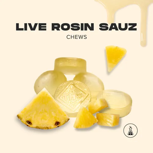 Live Rosin Sauz Watermelon Soft Chews - 10 Pack | 100mg from  product image