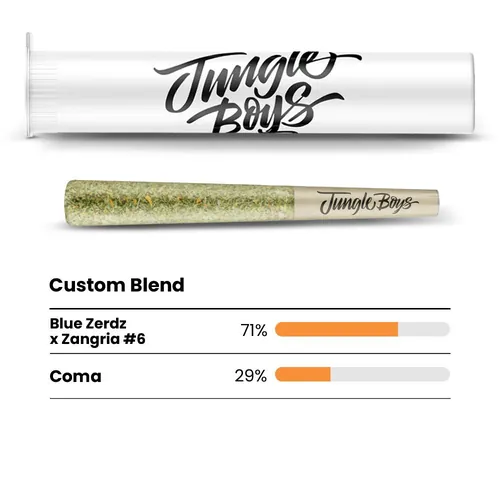 Blue Zerdz x Zangria #6 + Coma - Premium Pre-Roll by Jungle Boys - 1.000g PreRoll