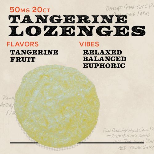 Tangerine 50mg 20ct Lozenges Hybrid - 