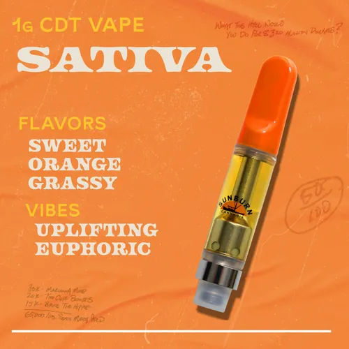 Sativa 1g CDT Cartridge - 