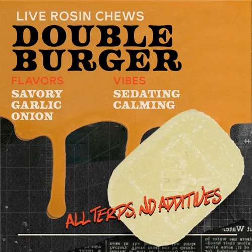 Double Burger 100mg 10pk Live Rosin Chews - 
