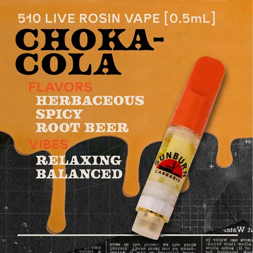 Choka-Cola - 0.5g Live Rosin Cartridge from  product image