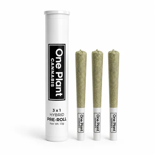 Happy Hour Pre Roll 0.5g x 3ct by One Plant - 0.500g PreRoll