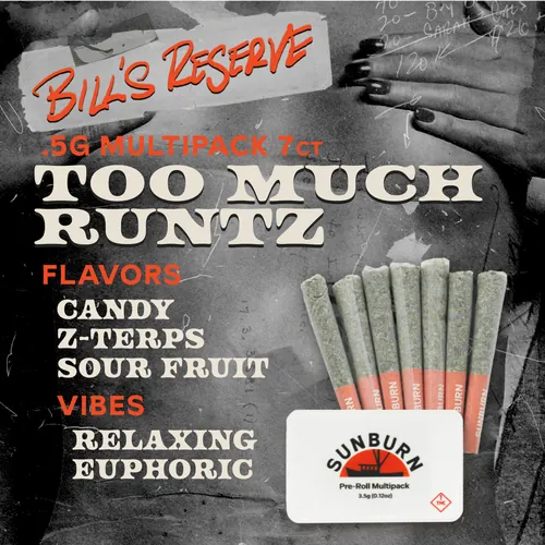 Bill's Reserve Too Much Runtz 7ct Pre Rolls - 