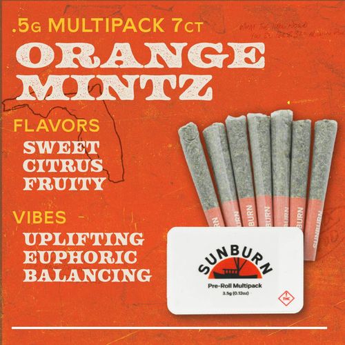 Orange Mintz 7ct Pre Rolls Hybrid - 