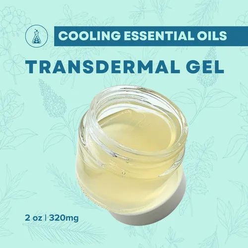 2oz Cooling Essential Oils Transdermal Gel - 2oz from  product image