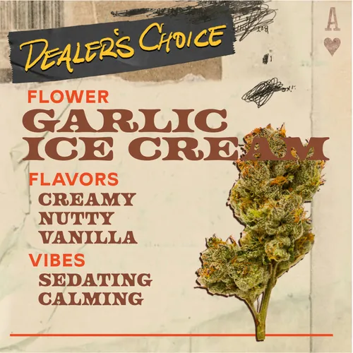 Garlic Ice Cream 3.5g Flower Hybrid - 