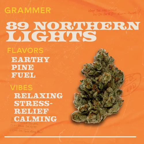 89 Northern Lights - 1g Grammers Flower from  product image