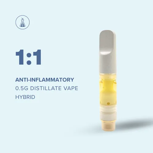 1:1 Anti-Inflammatory  Distillate Vape - 0.5g from  product image