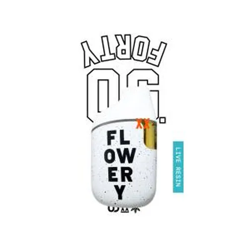 Flowery AIO Live Resin Vape 1g - 40 OG by Ud X The Flowery - 1.000g Live Resin