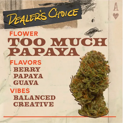 Badder Too Much Papaya -  cannabis product