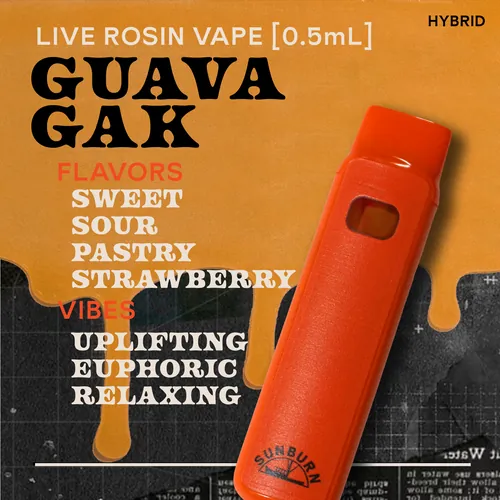 Guava Gak - 0.5g Live Rosin Vaporizer