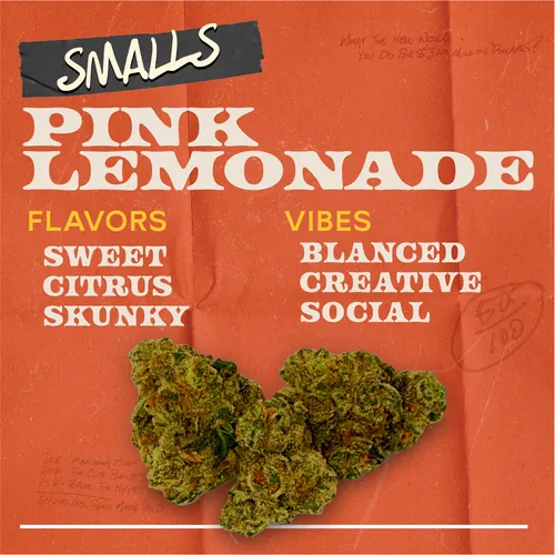 Pink Lemonade - 7g Smalls Flower by Sunburn - 7.000g Smalls